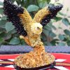 Figurine Eagle encrusted with Baltic Amber