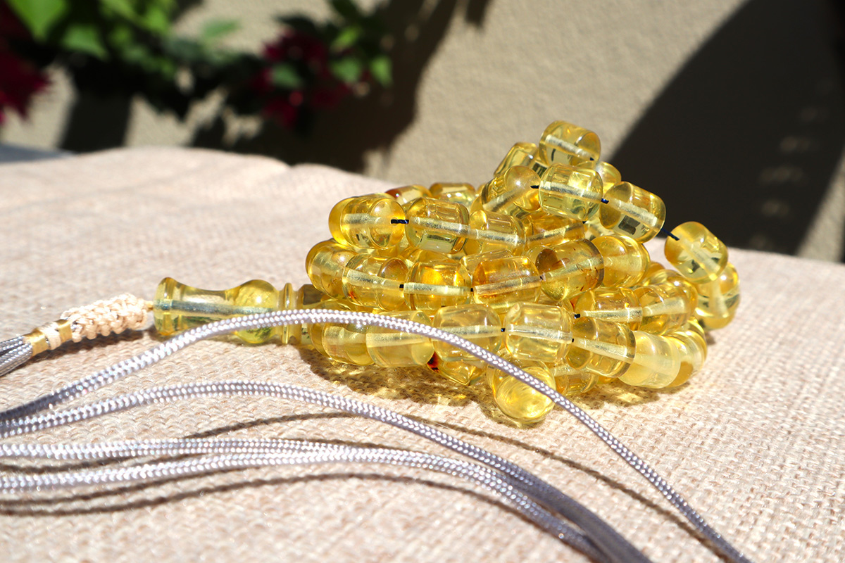 Dominican Amber Rosary 99 Beads