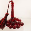 Cherry Amber Bakelite Old Faturan Rosary 33 beads
